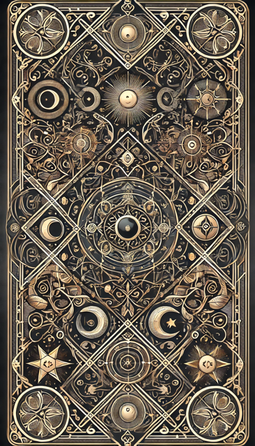 Tarot card back